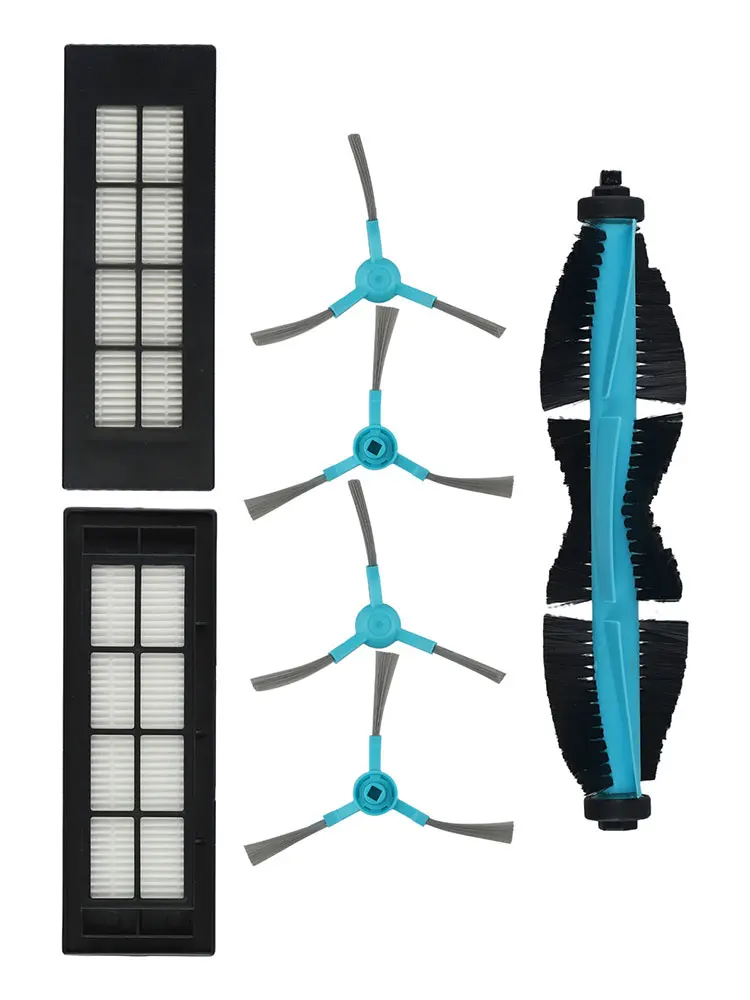 Replacement Set of Brushes and Filters for Cecotec For Conga 3090 Series Vacuum Cleaner Includes Side Brush Roller Brush