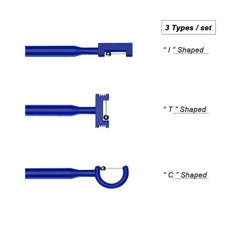 Imagen 2 del producto 3 unids/set de herramientas de entrenamiento de punta de lengua para niños, ejercicio de la lengua, lateralización muscular, suministros de elevación, terapia del habla del autismo Oral