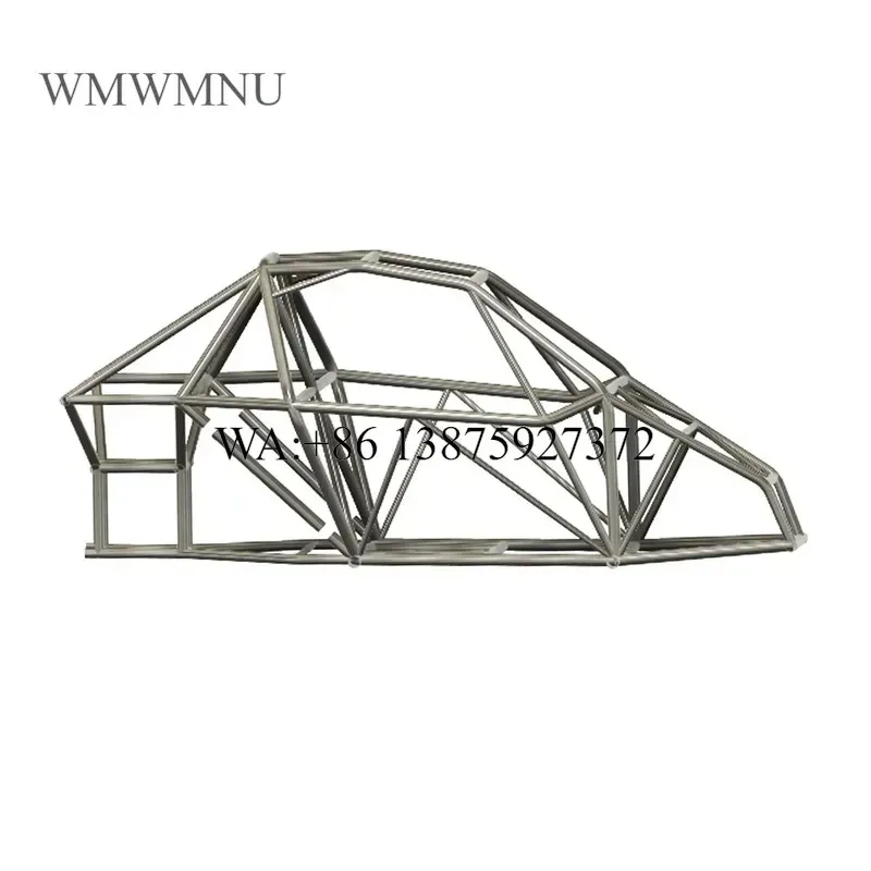 Wmwmnu Custom Welded Steel Crosskart Buggy Chassis Frame for Go Kart Racing Off Road Vehicle DIY Assembly Kit