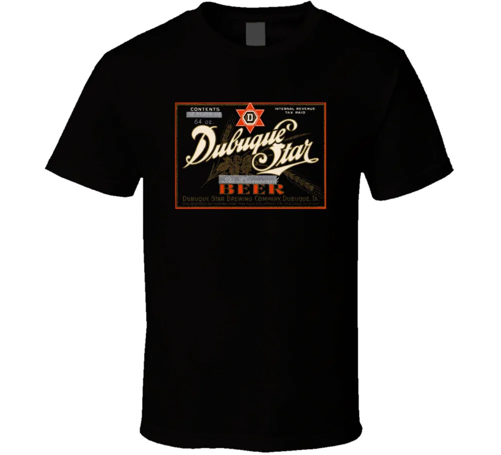 

Плакат с логотипом пивоварения Dubuque Star Brewery Company, идея подарка для фанатов пива, футболка