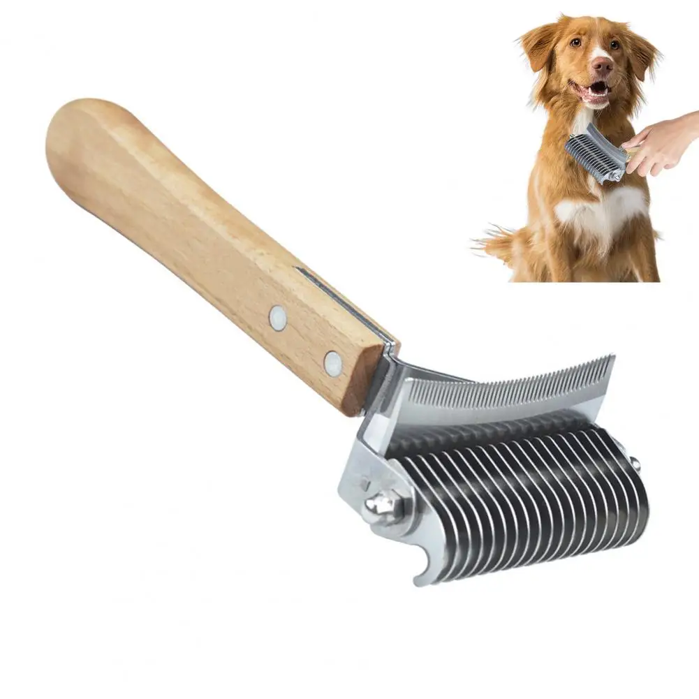Щетка для ухода за собаками, средство для удаления выпадения узлов, профессиональный набор инструментов для ухода за домашними животными для собак, кошек 3 1, расческа для удаления шерсти