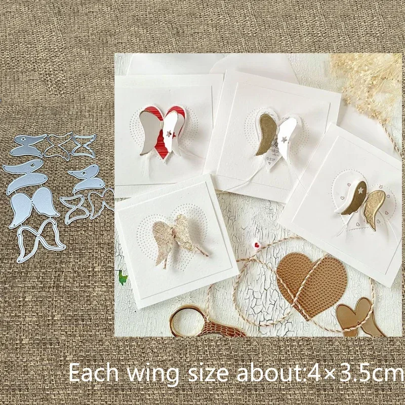 

Набор металлических вырубных форм XLDesign Craft: звезды и крылья, для скрапбукинга, альбомов, открыток, тиснения и вырезания из бумаги