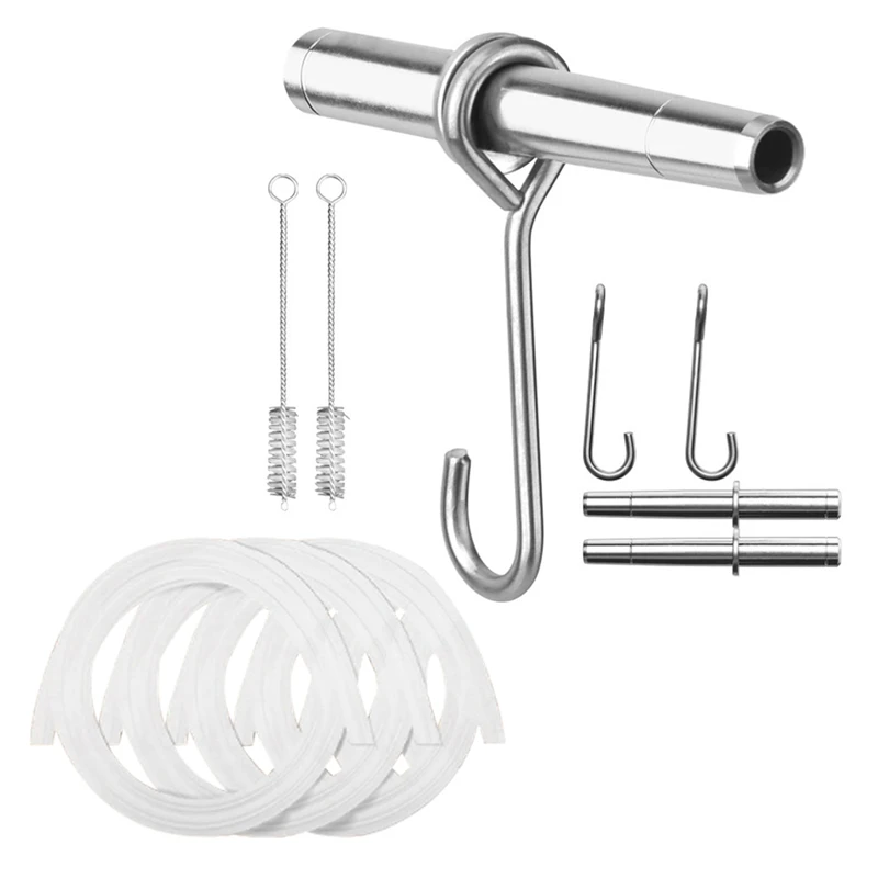 TOP Maple Syrup Tapping Kit Stainless Steel Maple Tree Spiles Food Grade Tubing Cleaning Brushes Maple Tree Tapping Kit