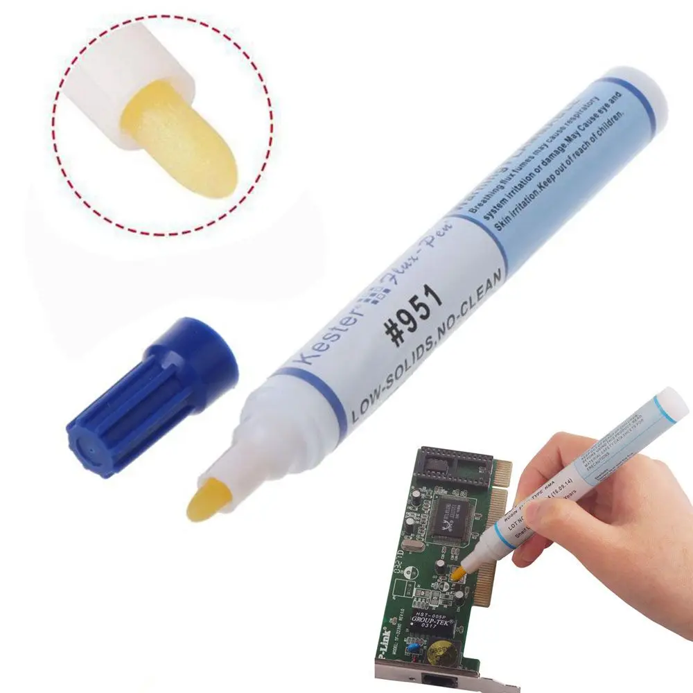 

951 10ml Capacity DIY Welding Wire Strip Solder Power Solar Panel Cell Repair Tool Welding Pen Flux Pen Soldering Pen