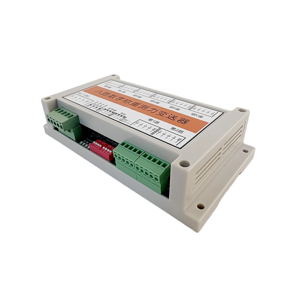 BENGBUZZQY 8방향 계량 센서 신호 변환기 RS485 Modbus-RTU 다중 채널 로드셀 모듈 1/500,000 해상도