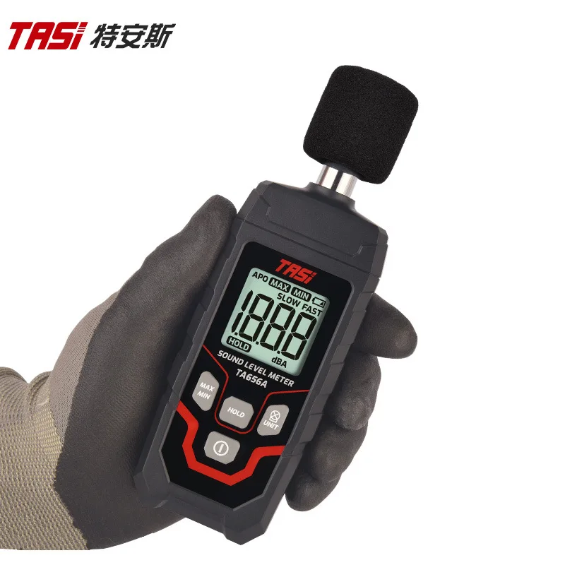 TASI decibel detector TA656A noise meter, home volume measurement sound detector noise meter