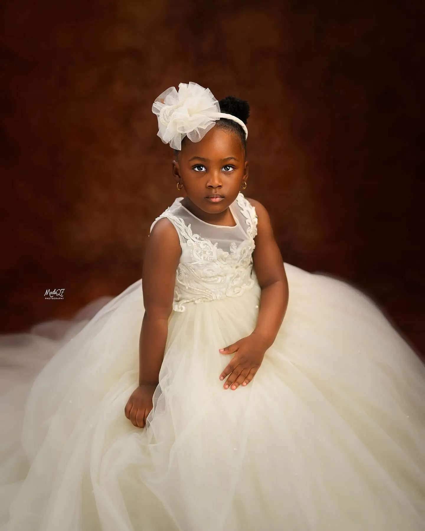 Robes de demoiselle d'honneur en dentelle ivoire, robe de Rhen tulle, robe personnalisée pour enfants, robe de bébé pour mariage, fête du premier anniversaire, quoi que ce soit