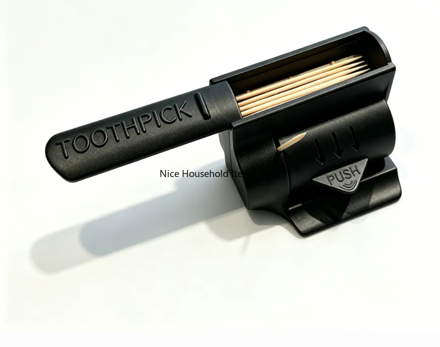 One Click Pop Up Toothpick Box For 65mm Toothpicks Family Gathering Must Have Easy Use Durable Home Accessory