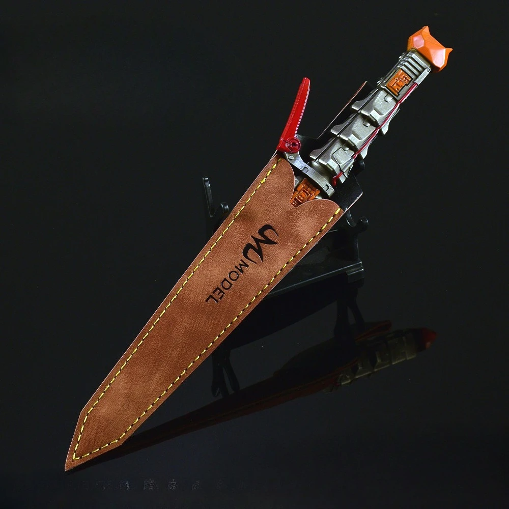 23cm Delta Force Hackclaw Data Knife Game Peripheral weapons Model Holster Edition Metal Craft Collectible Ornament Boy Toy Gift