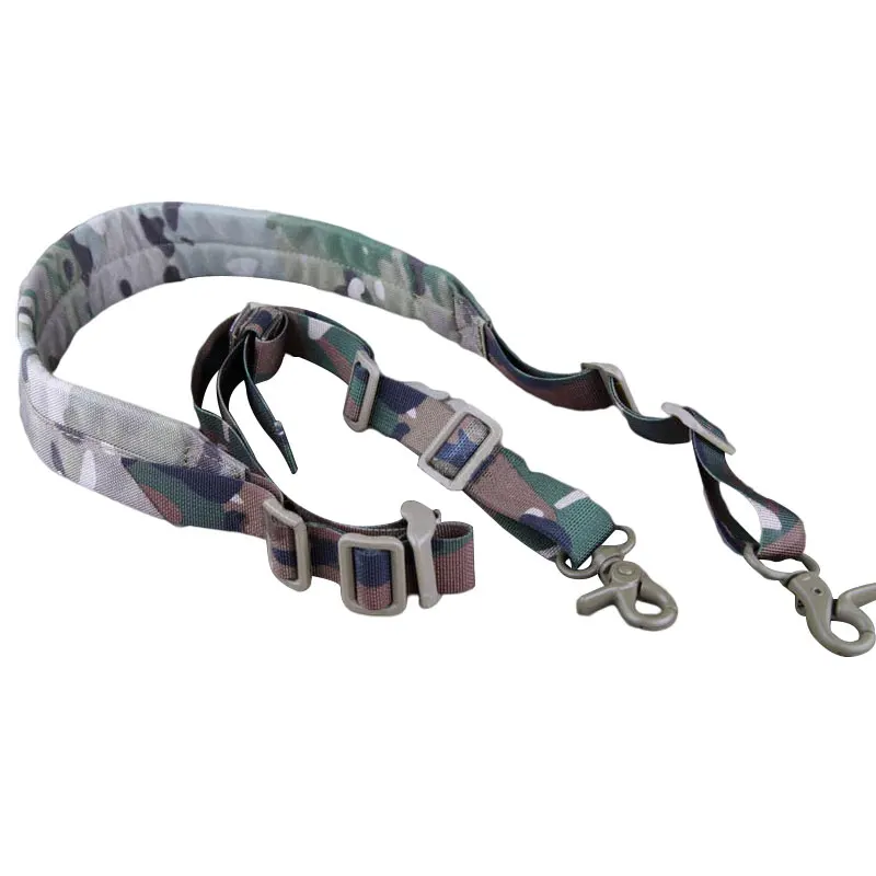 

Tactical Speed Gun Sling Combat Quick Shoulder Strap w/ Pad Rope Training Hunting Nylon
