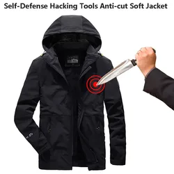 Self-defense Anti-stab Cut Resistant Concealed Anti Blade Tactical Jacket Bodyguard Police Businessmen Clothes Men Women Clothin