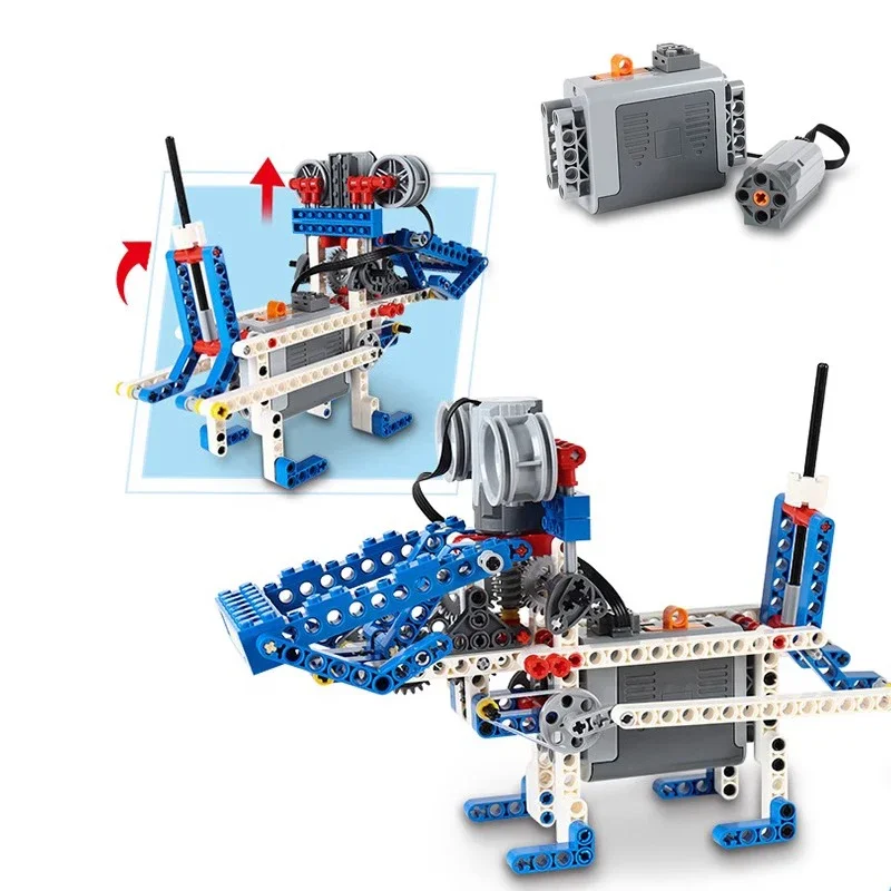 9686 Technische Teile Multi-Technologie Programmier-Lernset MOC Kleine Bausteine Power Function Set Lernbaukasten