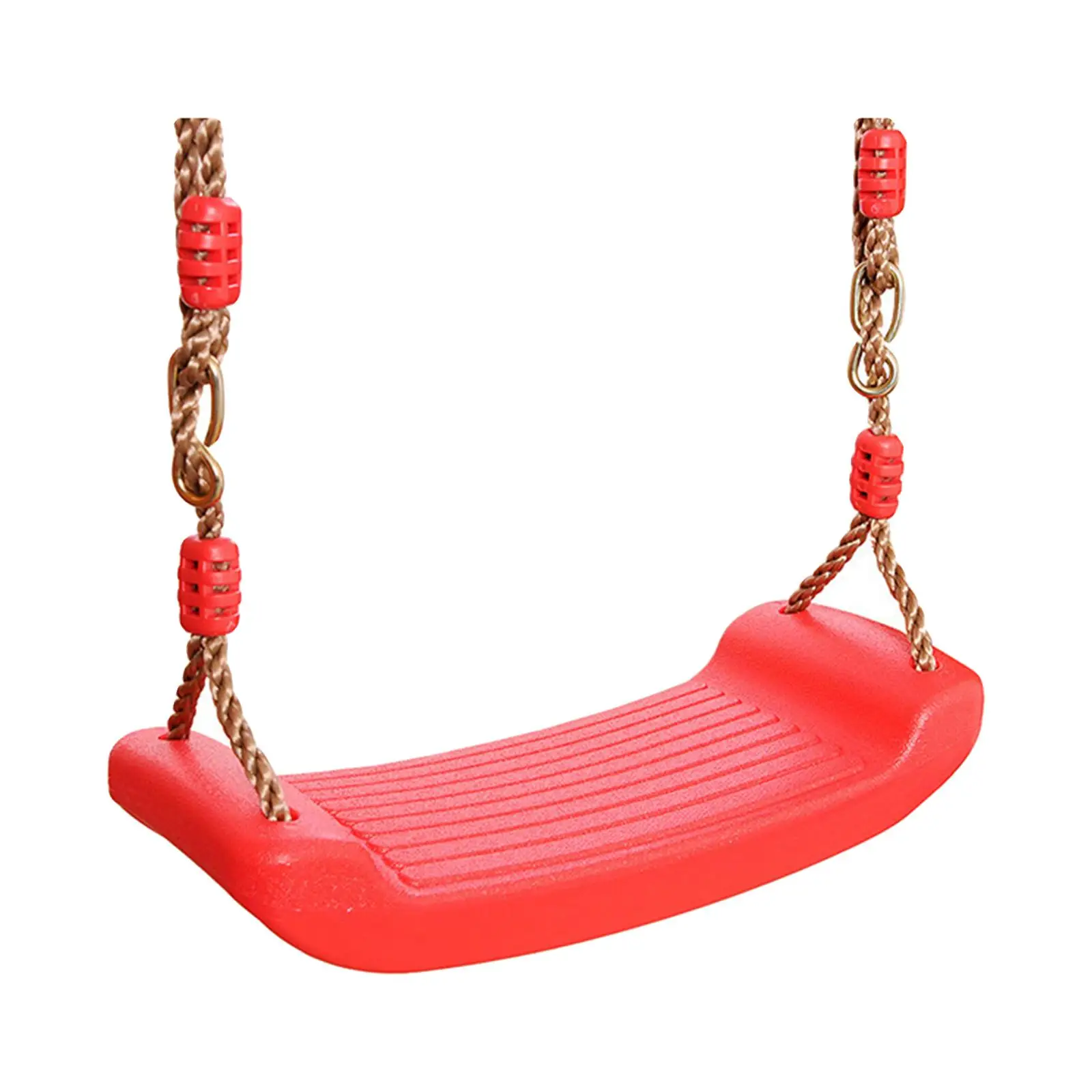 Swing Seat Set Rope Adjustable Playset with Heavy Duty Durable Replacement Rope Seat for Outdoor Indoor Garden Children Adult