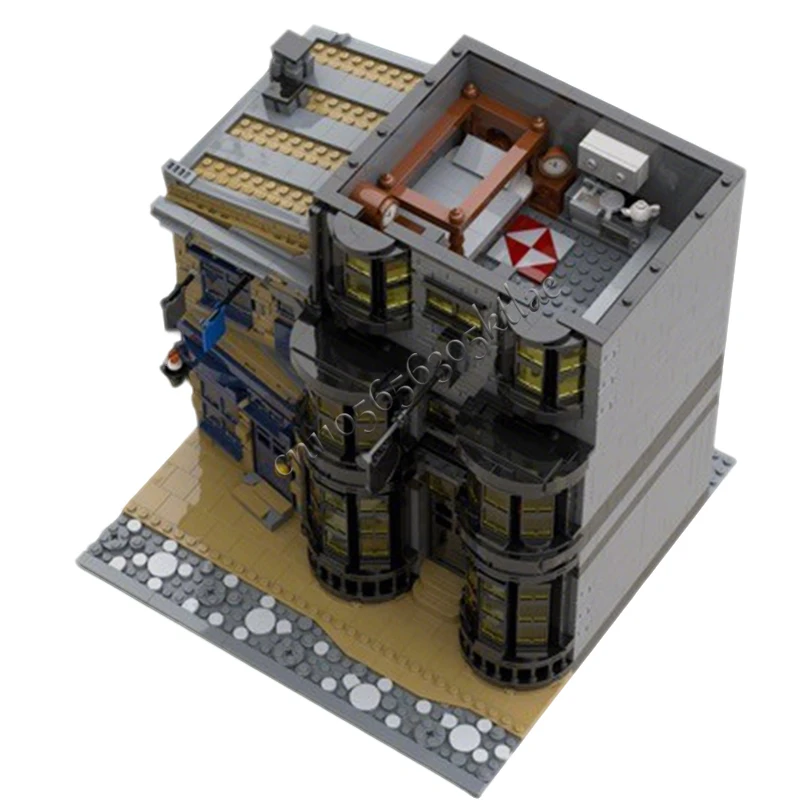 3664 PCS Construction Diagon Alley MOC Customize Modular Building Block Popular Brick Creative Design DIY Boys Toy Birthday Gift