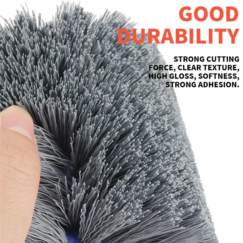 

THIVN-120X100x19mm Nylon Abrasive Wire Drum Polishing Wheel Electric Brush For Woodworking Metalworking Brush Tool