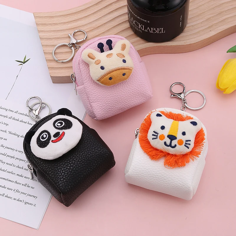 

Cartoon Coin Purse Cute Coin Wallet Key Change Cards Holder Portable Zipper Packet