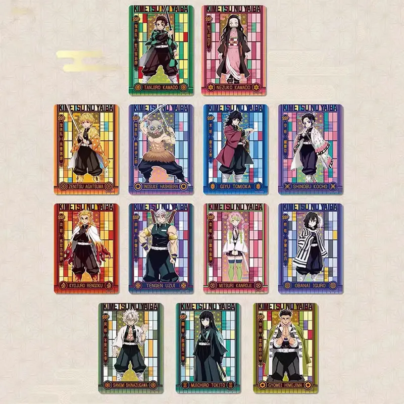 Genuine Jika Club Demon Slayer SSP/SP/UR/KR/SSR/SR/R Kamado Tanjirou Nezuko Agatsuma Zenitsu Anime Kids Toys Collection Card