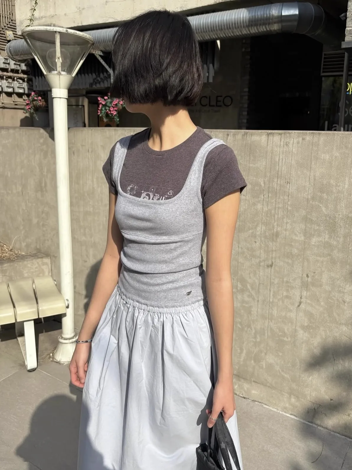 

Coyseio Plaid ort Sve Футболка в Корейском стиле Slim Fit ort Length с принтом Круглый топ для женщин Summer Faion