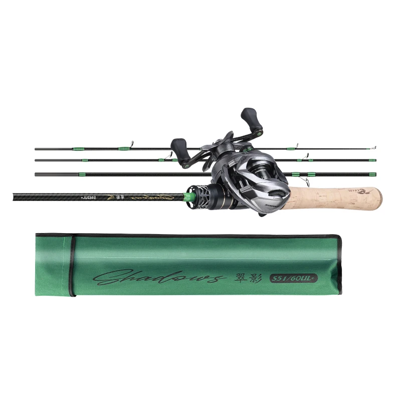 Histar Verdant BFS Bait Finesse System 1,53–1,86 m AA Cork Grip FUJI Guide 2–5 Abschnitte High Carbon Angelrute und Rolle Combo 3