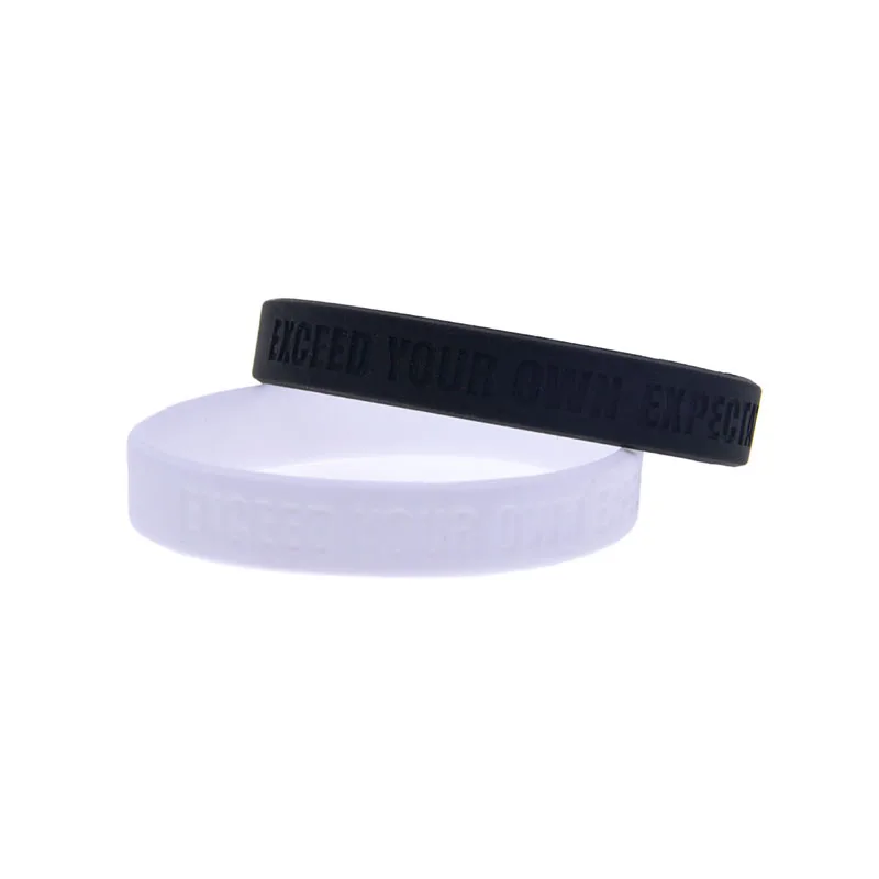 50 Stück Übertreffen Sie Ihre eigenen Erwartungen, NICHTS IST UNMÖGLICH, Silikon-Armband für Studentenprüfungen, Abschlussfeiern, Traumverwirklichung, Souvenir-Band – Detail 3