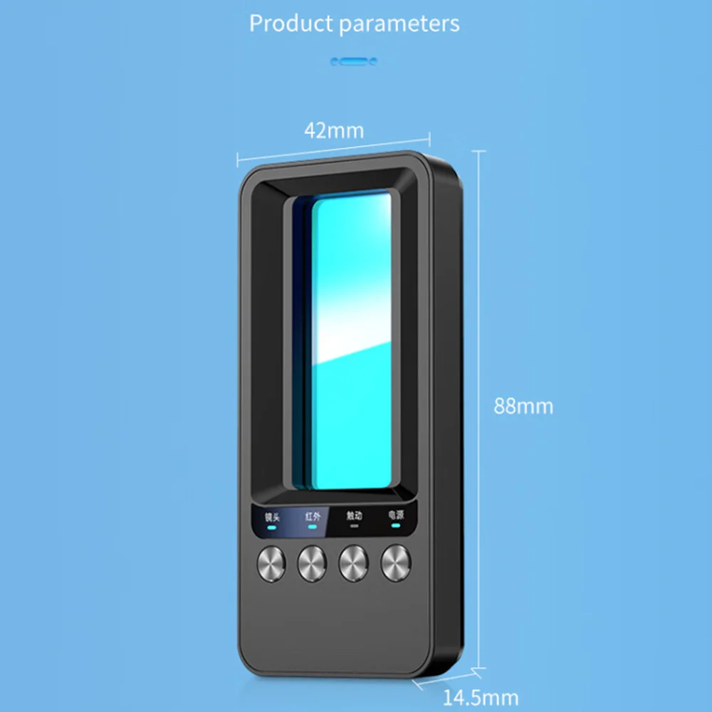 Imagem -02 - Multifuncional Anti-posicionamento Gps Tracker Detector Infravermelho Anti-eavesdropping Tracking Scanning Câmera Hotel 2024