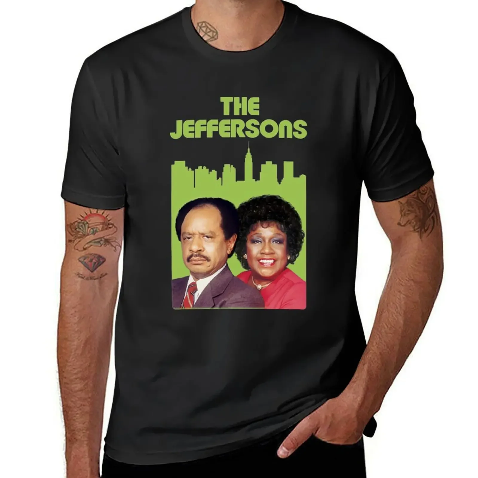 The Jeffersons T-Shirt vintage oversized t shirt aesthetic clothes sweat heavy weight t shirts for men