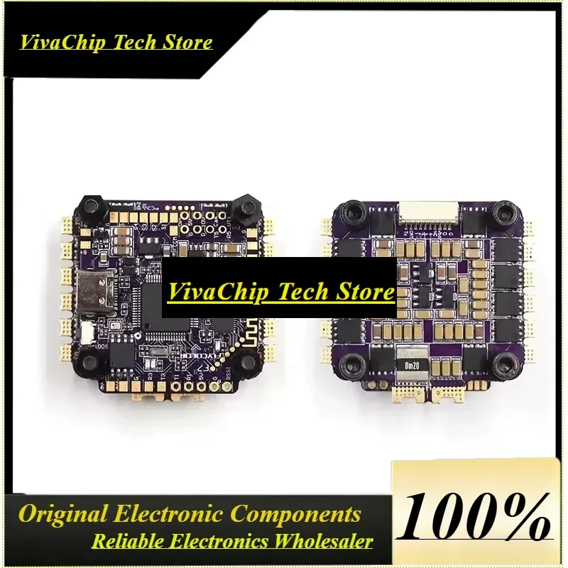 ViVaSFlycolor X-TOWER 2 F7 60A 4 In 1 ESC Flying Tower/Stack FPV Bluetooth To Adjust Parameters LED Flight Control