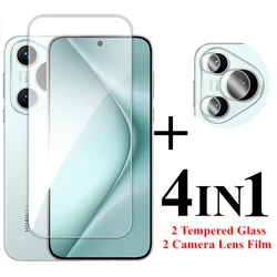 For Huawei Pura 70 Glass 6.6 inch Transparent Screen Protector For Huawei Pura 70 Tempered Glass For Huawei Pura 70 5G Lens Film