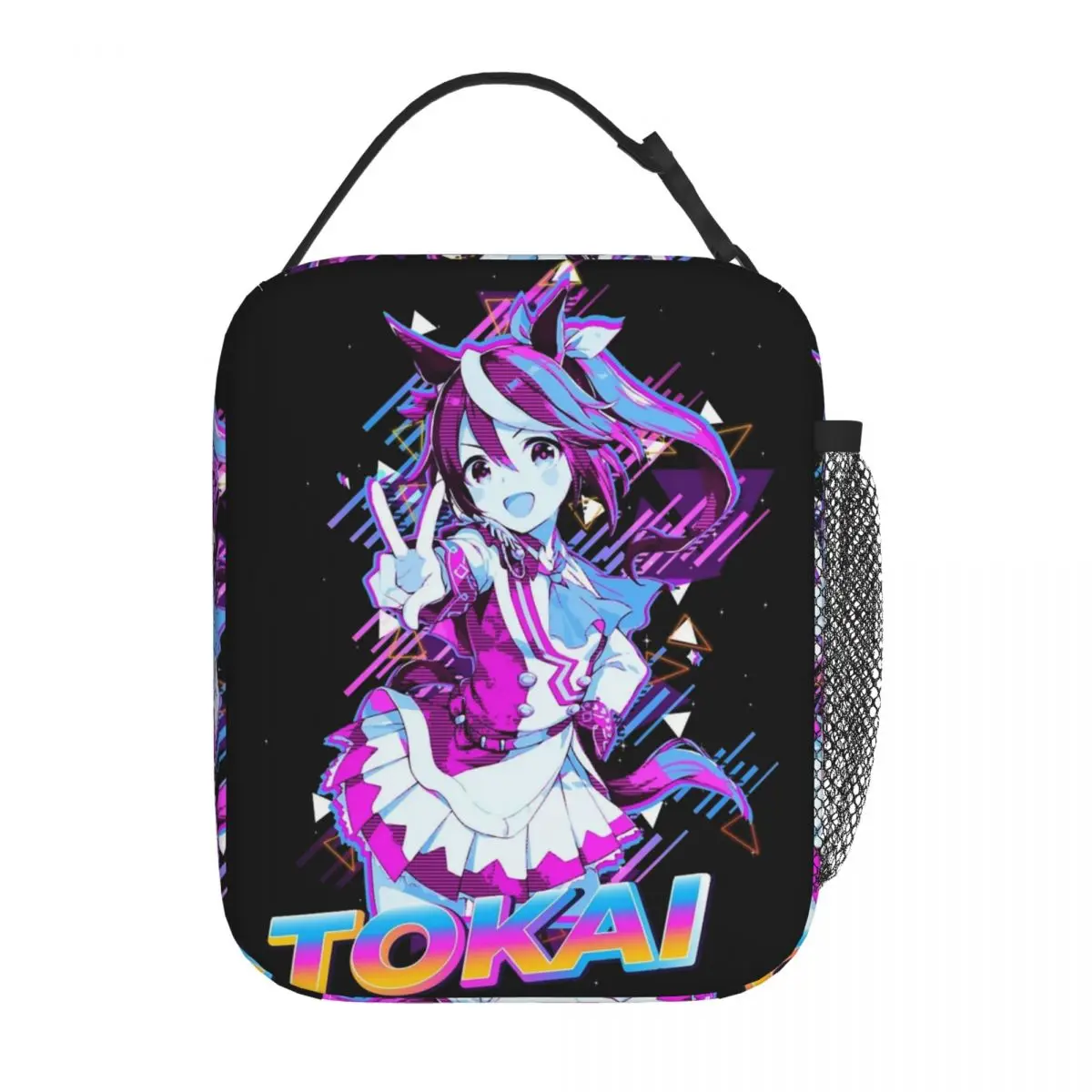 tokai-teio-uma-musume-bonito-derby-anime-sacos-de-almoco-com-isolamento-termico-saco-de-comida-portatil-recipiente-refrigerador-lancheira-termica