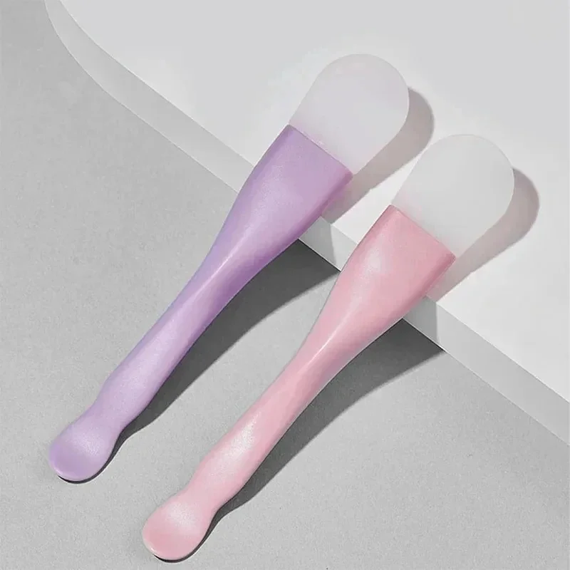 1-4pcs Double Head Silicone Facial Mask Brush Face Cleaning Scraper Type Mud Film Special Brush Beauty Tool