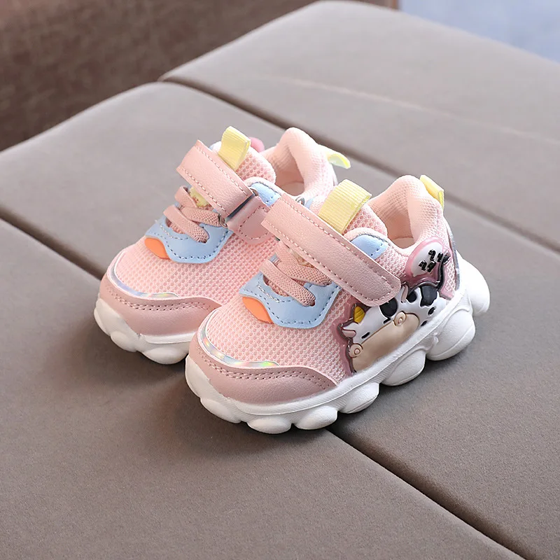 Zapatillas Child Casual Shoe for Baby Boy Girl Sneakers Spring Cartoon Soft Sole Kid Shoe Breathable Toddler Walking Shoes Tenis