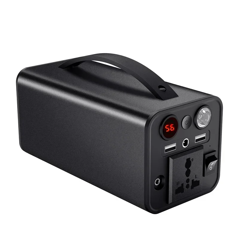 محطة طاقة محمولة 180 وات 220 فولت 30000 مللي أمبير في الساعة مولد طاقة شمسية لتيار متردد/USB/مخرج شحن السيارة بطارية احتياطية خارجية باور بانك
