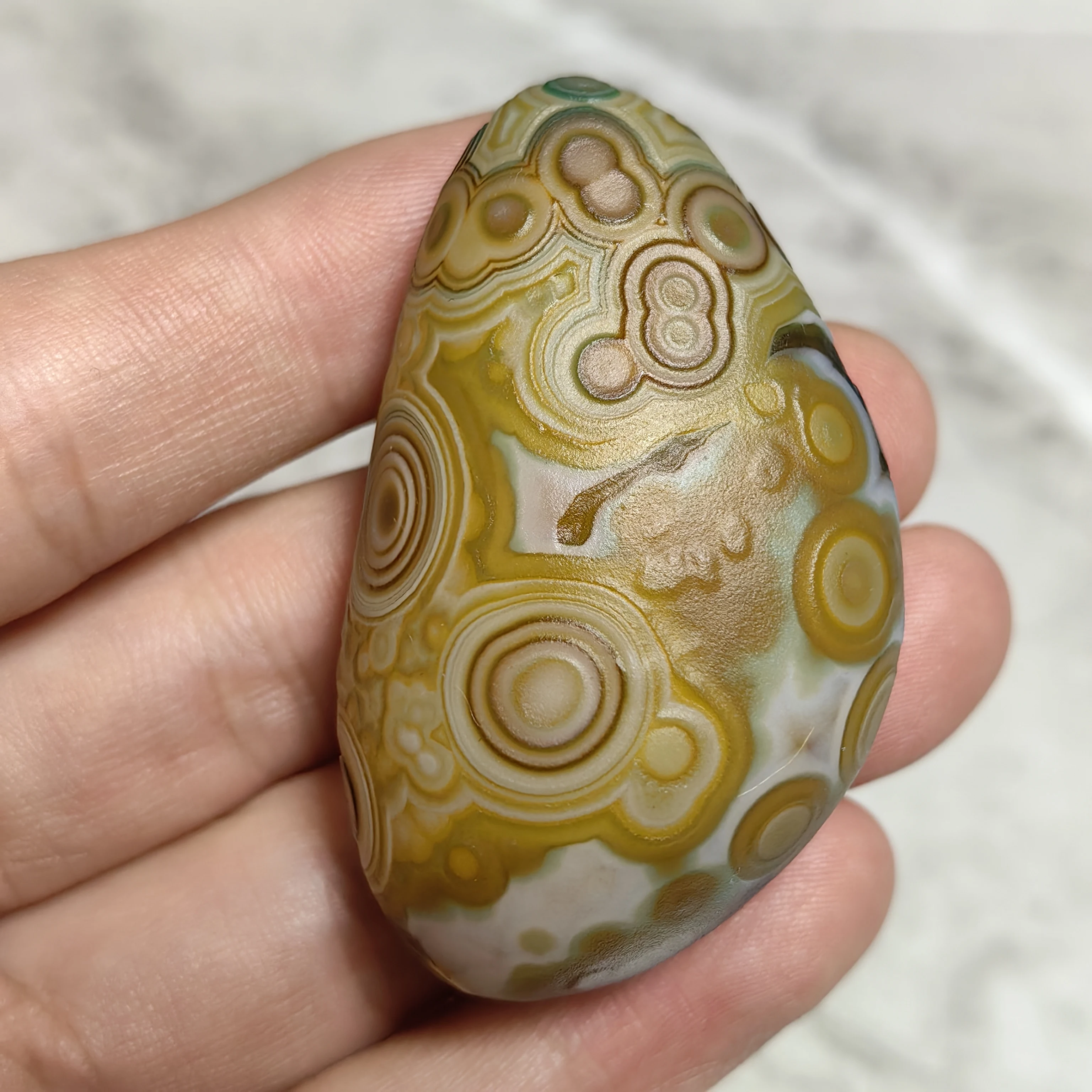 

Pure Natural Wishing Divine Eyes Agate Rough Stones for Meditation, Stress Relief, Against Negativity, Jewelry DIY Decoration