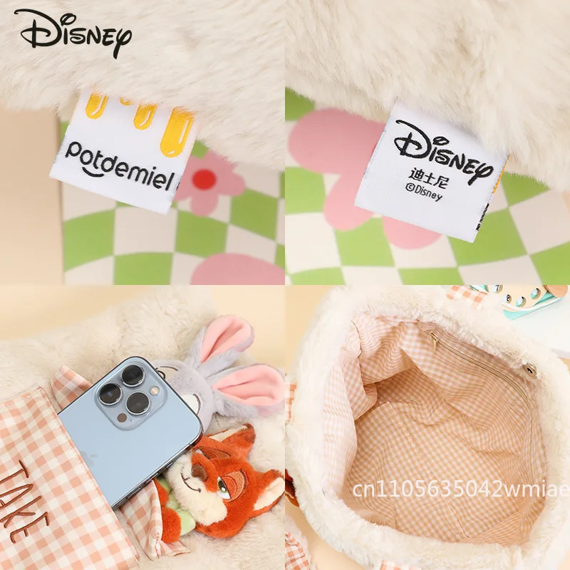 Tas Tangan Wanita Baru Disney Tas Bahu Wanita Kualitas Tinggi Modis Tas Penyimpanan Belanja Anak Perempuan Kapasitas Besar Serbaguna Kartun