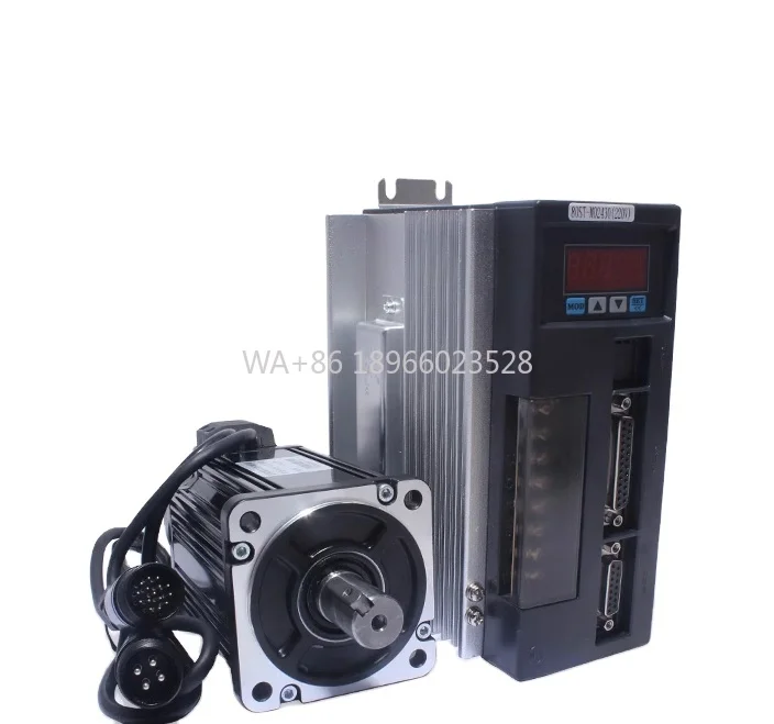 90ST-M02430 2.4N.M 750W AC محرك كهربائي متزامن محرك معزز مجموعة مع محرك سيرفو AASD-15A 220V 3000 دورة في الدقيقة