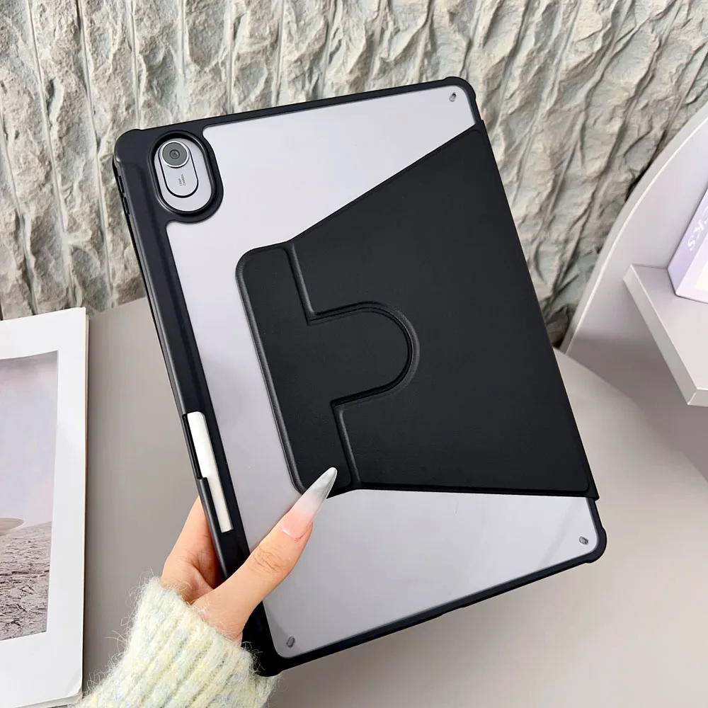 

For Huawei Honor Pad X9 Case Magnet Tablet Stand Cover Funda For Honor Pad X8a 360-Degree Rotation 11inch Tablet Case