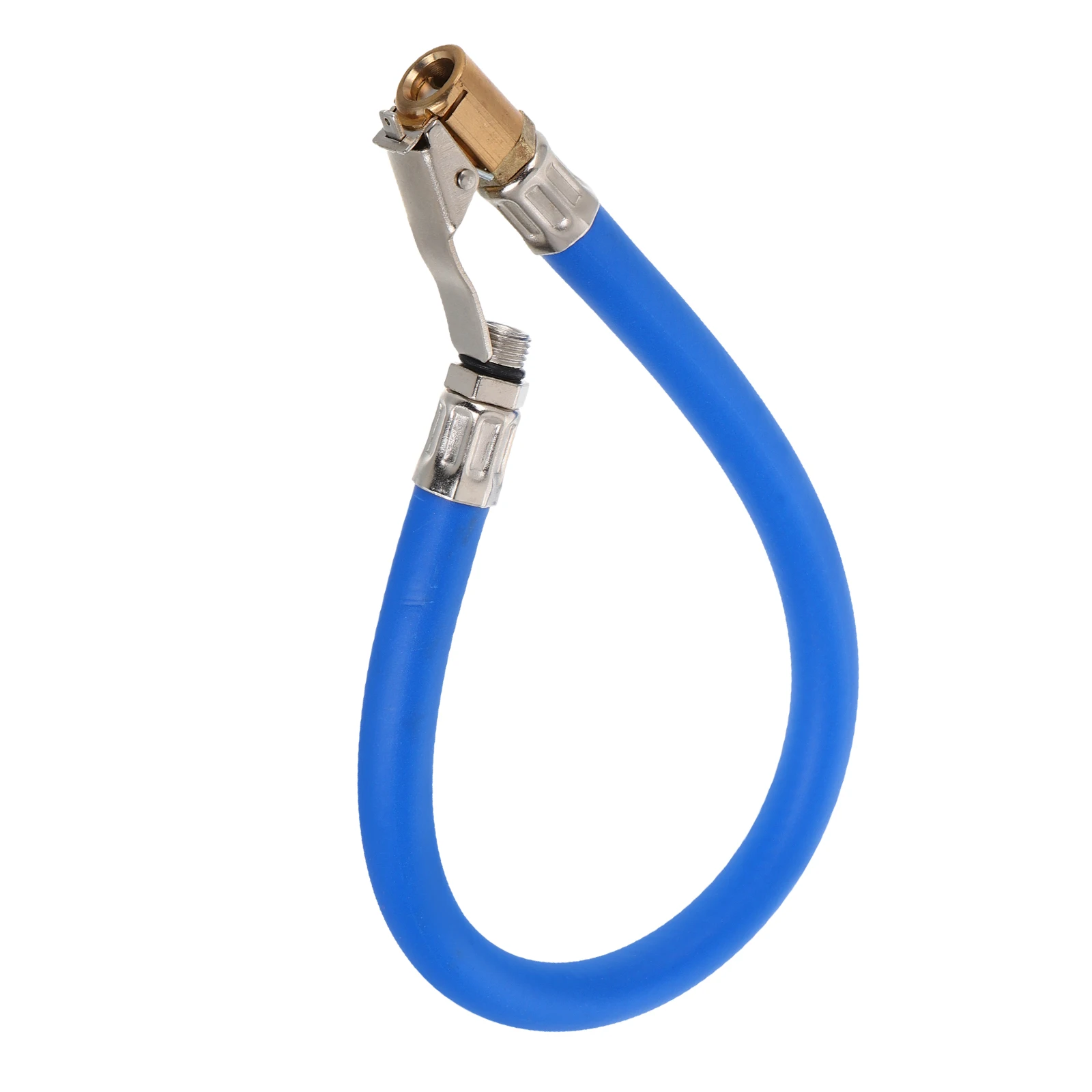 

Copper Inflator Tube Self-Locking Chuck Fast Car Pressure Blue Rubber Fine Thread Air Pump Standard Valve Locking Air Chuck Hose