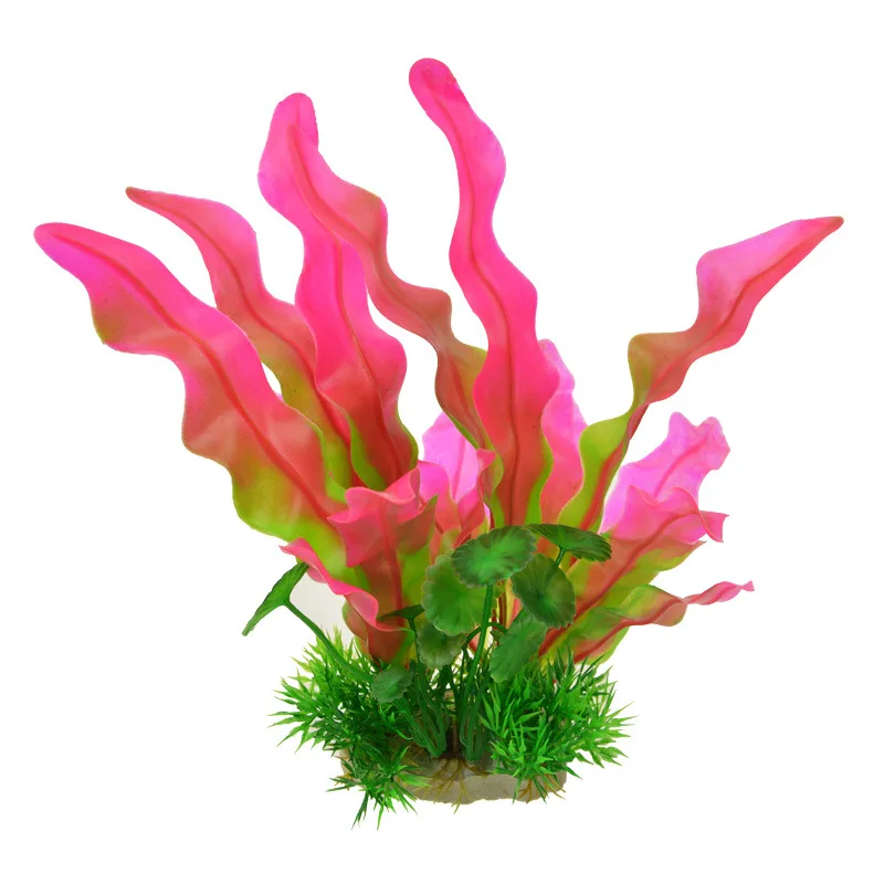 

1pc Aquarium landscaping decoration simulated aquatic plants fish tank plastic aquatic plants fake grass plants