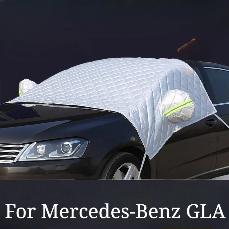 For Mercedes-Benz GLA Car Clothes Front Windshield Special Snow Cover Thickened Snow and Frost Protection in Winter - view 2