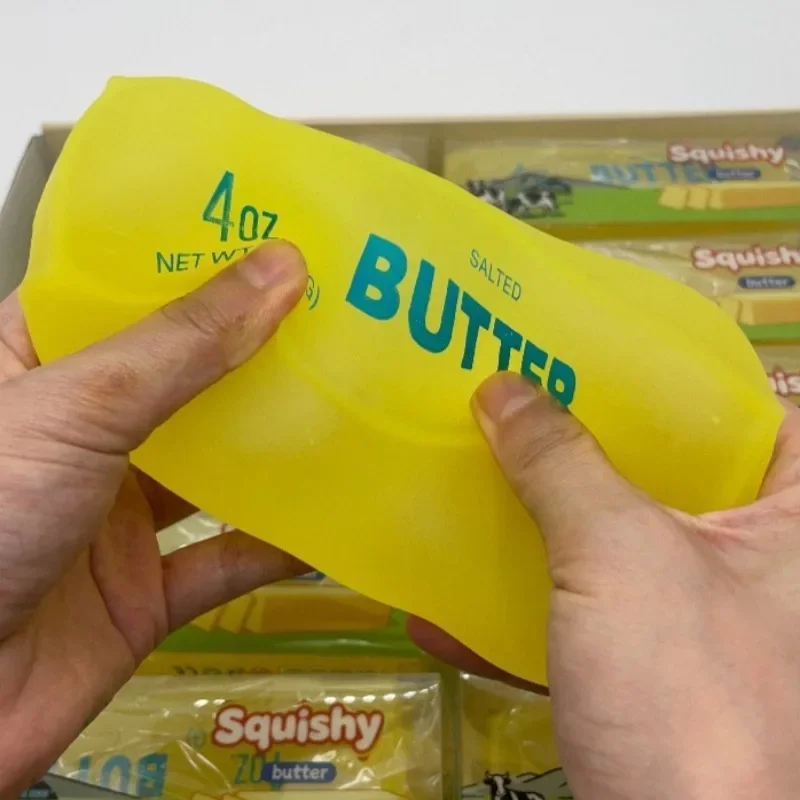 Formbarer Butter-Vaseline-Stick, Käse-Stick, Quetsch-Stressabbau-Spielzeug zur Angstlinderung, Squishy Fidget Vaseline – Detail 5