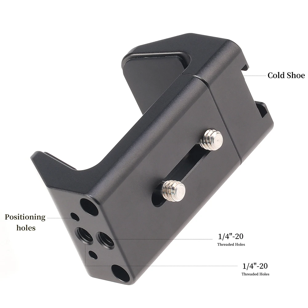 Charging Treasure Clip Metal Phone Holder Clamp With Cold Shoe Tripod Mount Clip for TikTok Vlog Photography Aluminum Alloy