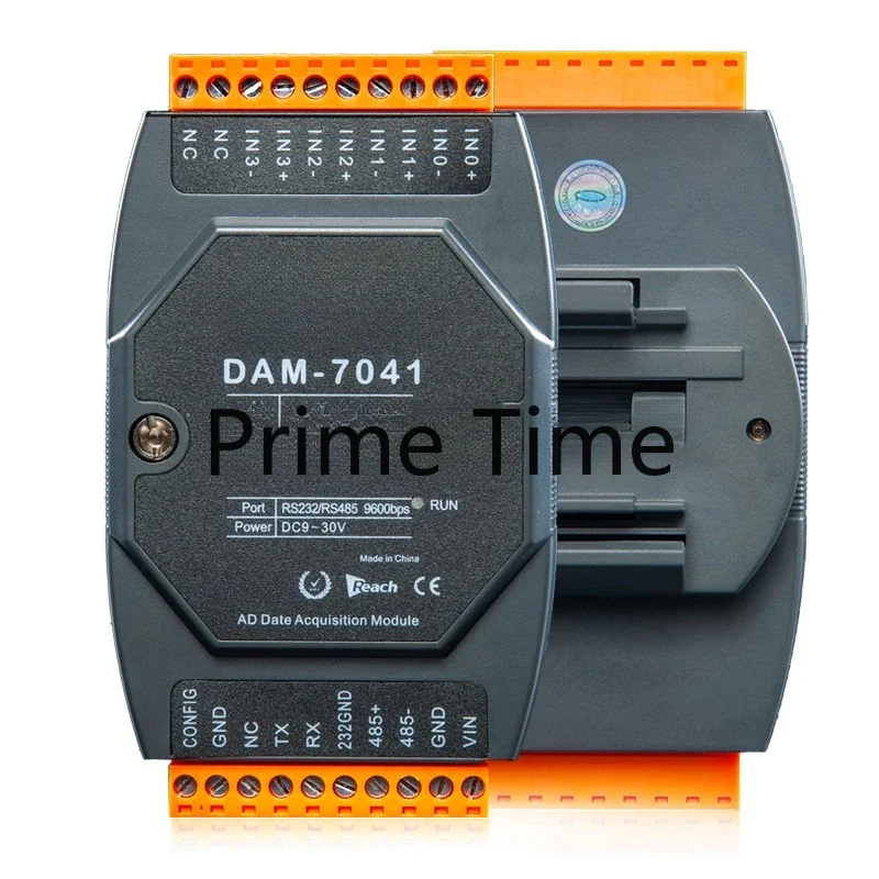 

DAM-7041 4-channel intelligent analog input data acquisition module modbus voltage and current signal transmitter