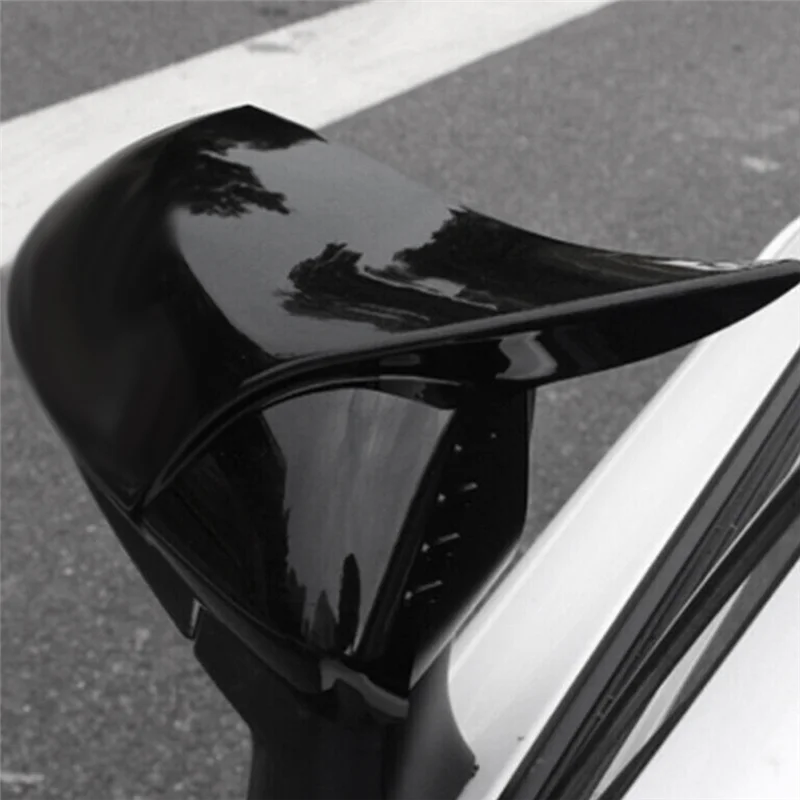 

Gloss Black OX Horn Side Door Rearview Mirror Cover Trim Cap Parts For Toyota Corolla 2019-2023-A65M