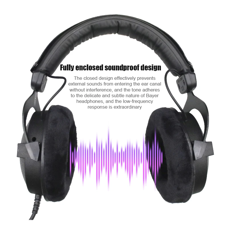 DT770 PRO - 80/250 OHM Headphones HiFi Headset for professional recording enclosed monitoring studio earphone