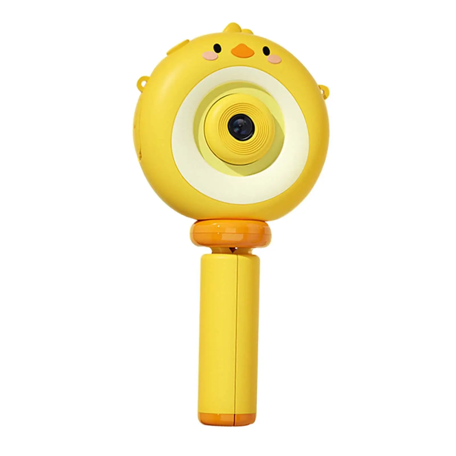 USB Rechargeable Selfie Camera for Kids, Tripé dobrável, Cartoon Animal Design, Presentes do Dia dos Namorados para 3 a 8 anos de idade