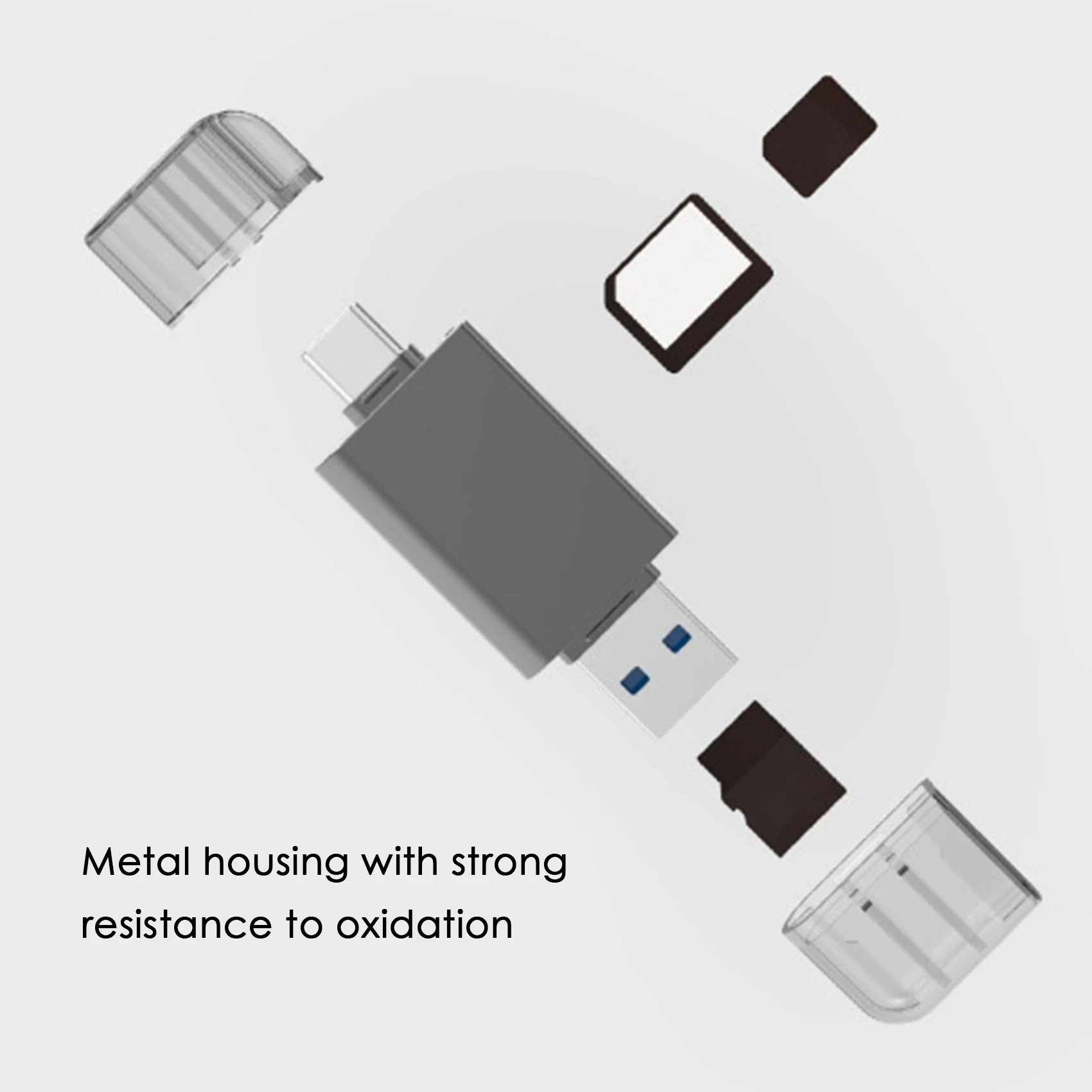 USB 3.0 kaartlezer NM-kaartlezer TF-geheugenkaartlezer Type-C mobiele computer Universele multifunctionele kaart