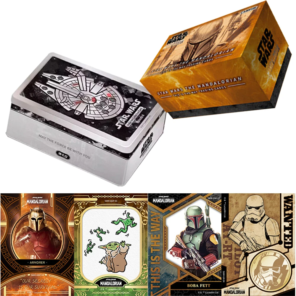 genuine-star-wars-the-mandalorian-din-djarin-collectible-cards-hobby-2-edition-full-box-movie-peripheral-cards-gift-toys