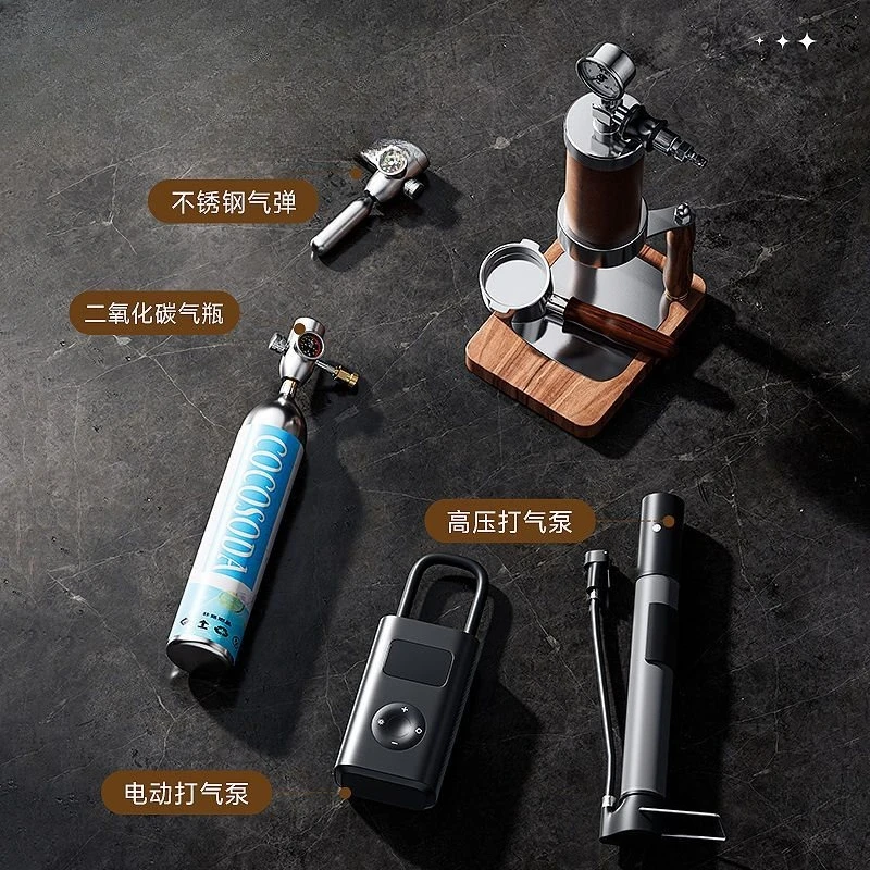 ماكينة صنع القهوة الهوائية، منزلية صغيرة، إيطالية مضغوطة يدويًا، مركزة