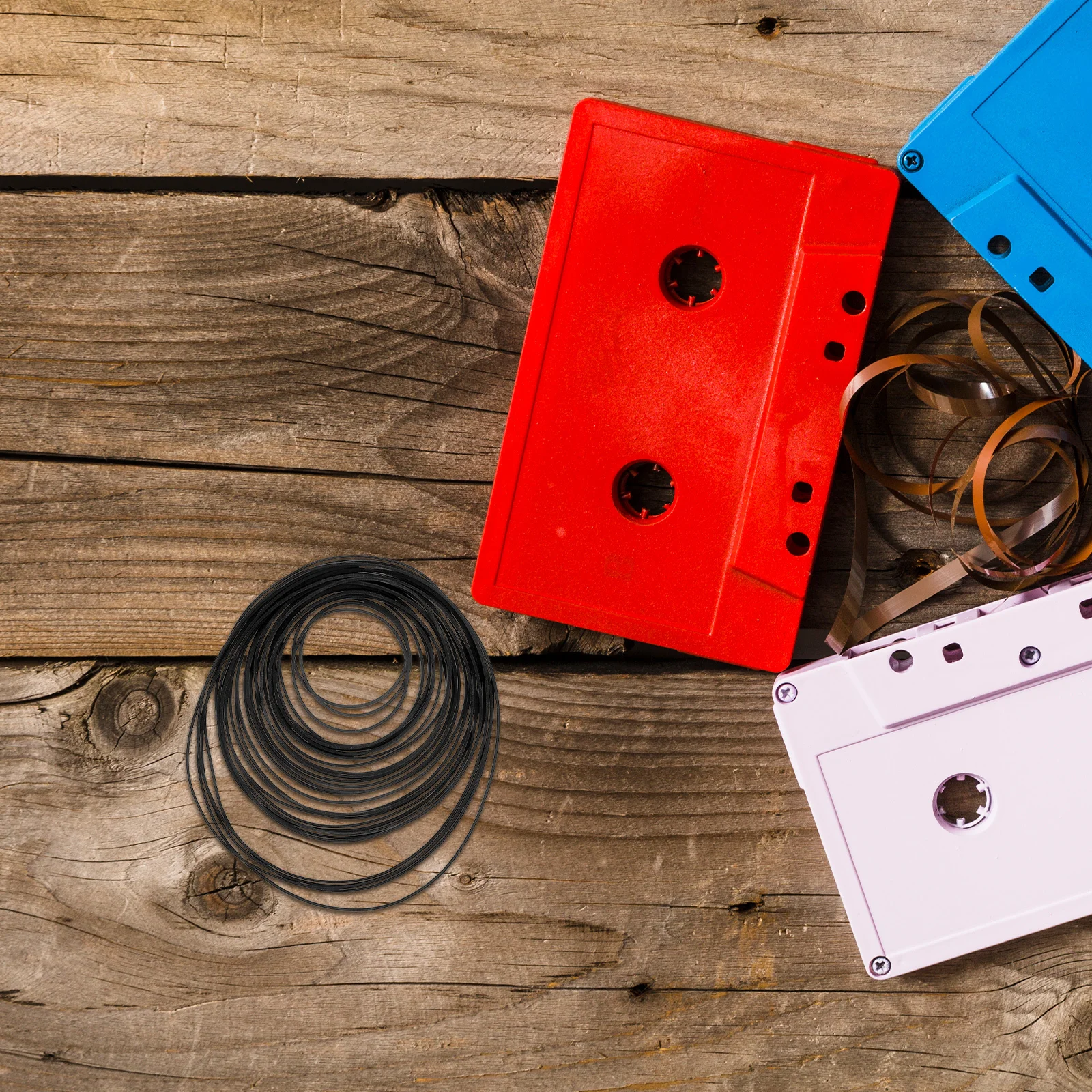 

30Pcs Cassette Player Rubber Replacement Belt 45-120Mm Universal Compatibility Noise Reduction for Audio Equipment