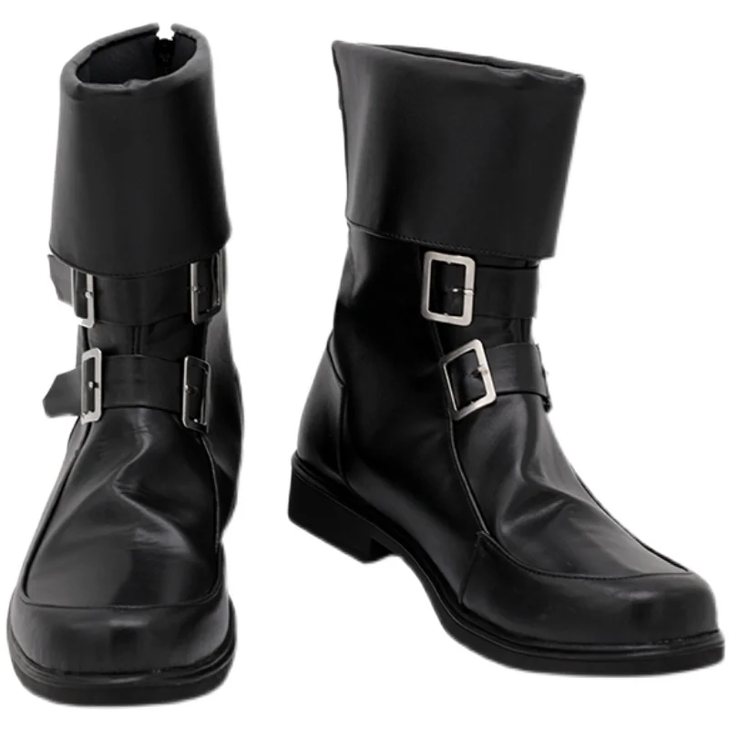Game Final Fantasy XIV Reaper Cosplay Shoes Boots Halloween Accessorie Customized
